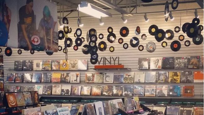 Live music lessons near you Wichita vintage CD record stores
