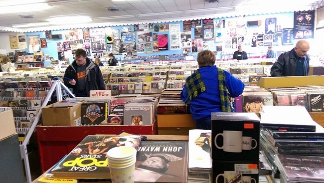 Live music lessons near you Cincinnati vintage CD record stores