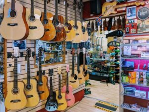 Local music shops Newark buy drums guitars in your area