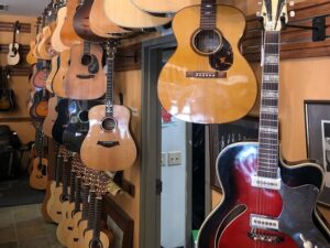 Local music shops Rochester buy drums guitars in your area