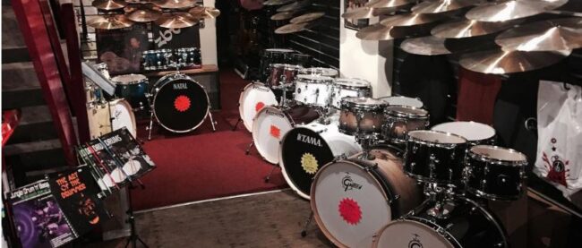 Local music shops Worcester MA buy drums guitars in your area