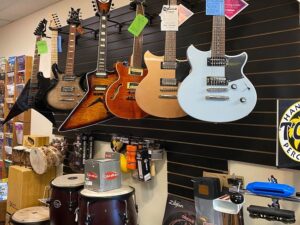 Local music shops Cleveland buy drums guitars in your area