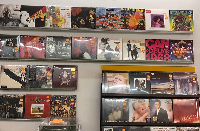 Live music lessons near you Boise vintage CD record stores
