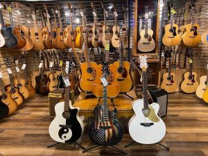 Local music shops New York City buy drums guitars in your area
