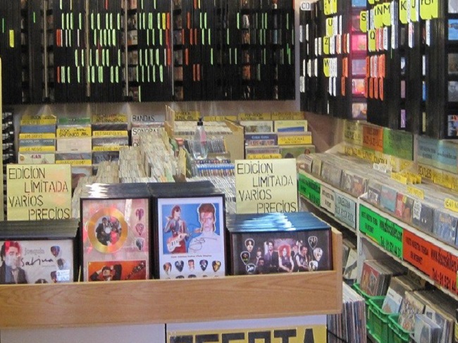 Live music lessons near you Madrid vintage CD record stores